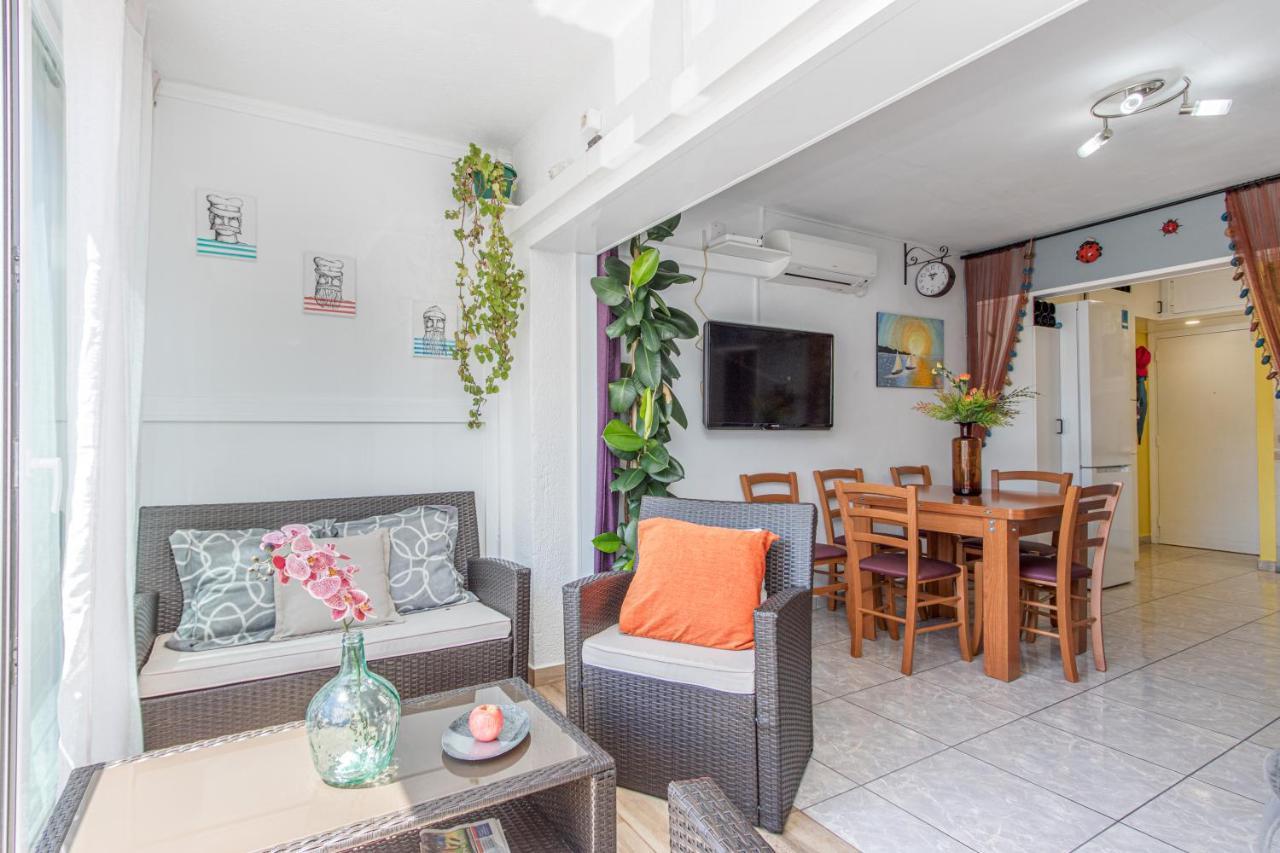 Sand1-Apartamento En La Playa, Centrico, Parking Y Clima Apartment Roses Bagian luar foto